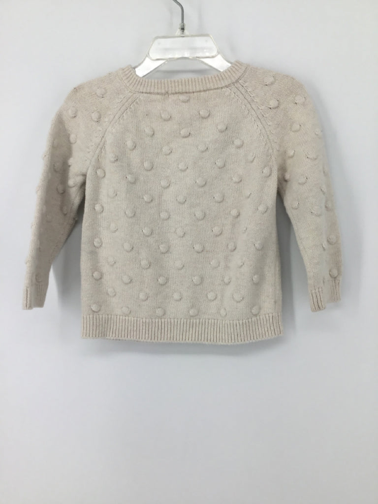 C & L Child Size 18 Months Tan Solid Sweater - boys