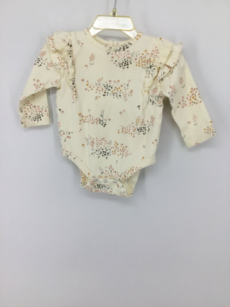 Pehr Child Size 3-6 Months Cream Onesie