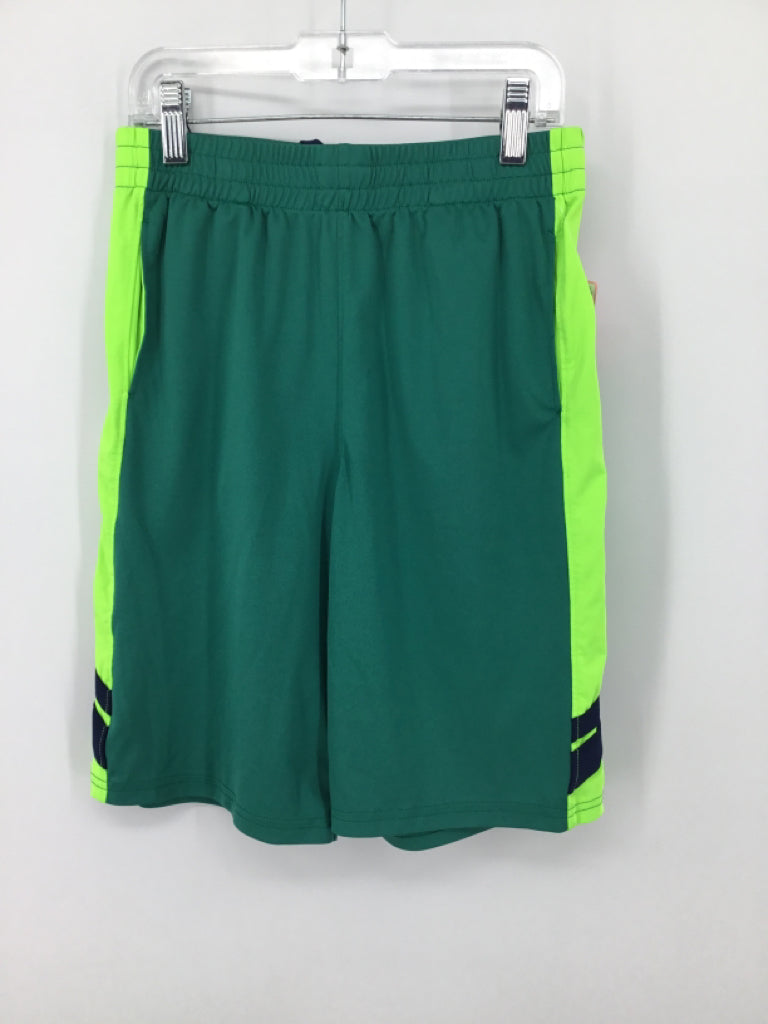 Lands' End Child Size 10 Green Solid Shorts - boys