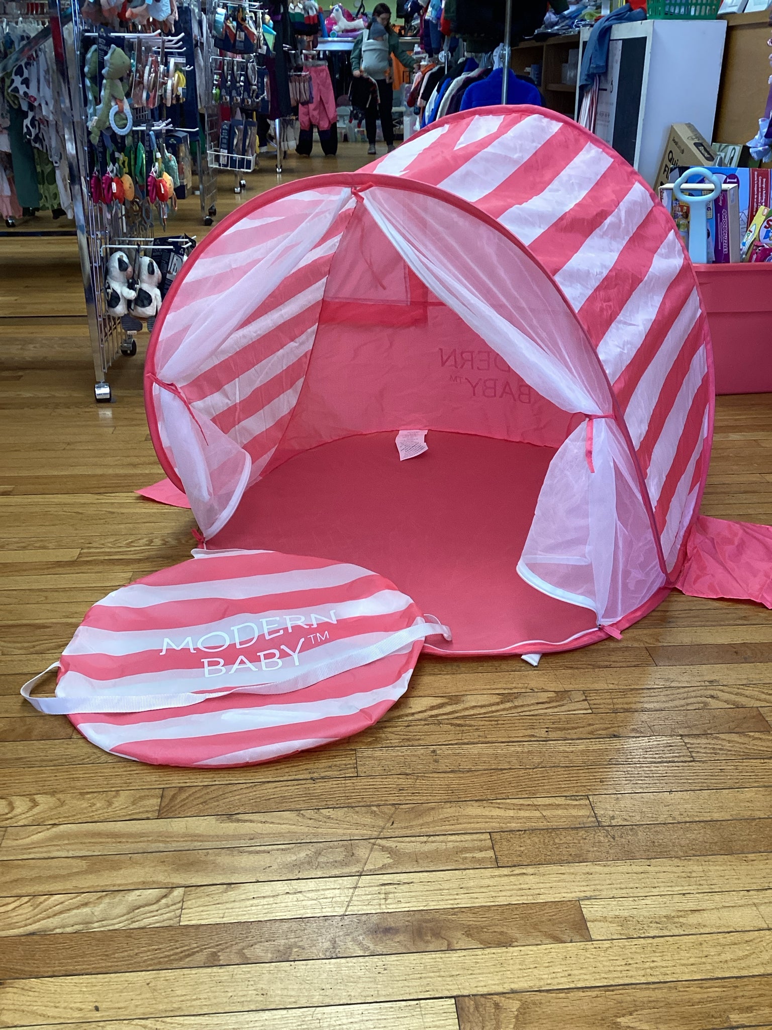 Modern Baby Pink Beach Tent