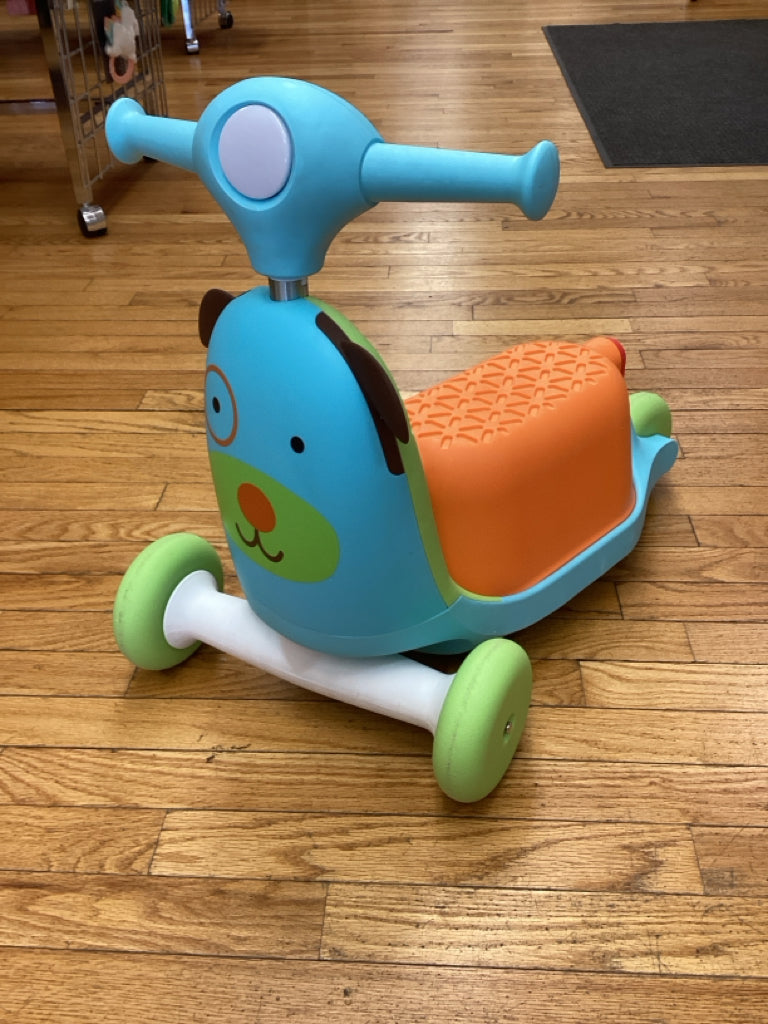 Skip Hop 3-in-1 Baby Activity Push Walker to Toddler Scooter