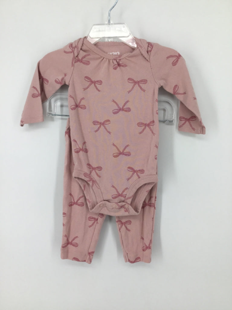 Just One You Made by Carters Child Size 6 Months Pink Outfit - girls