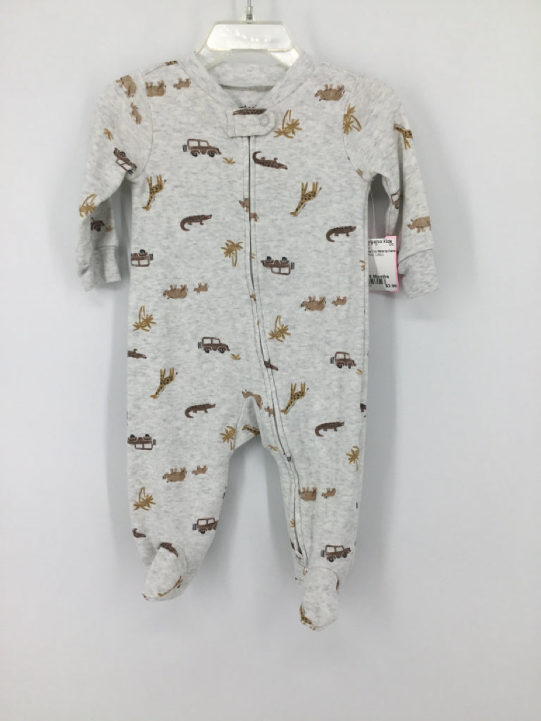 Just One You Made by Carters Child Size 6 Months Gray Sleepers