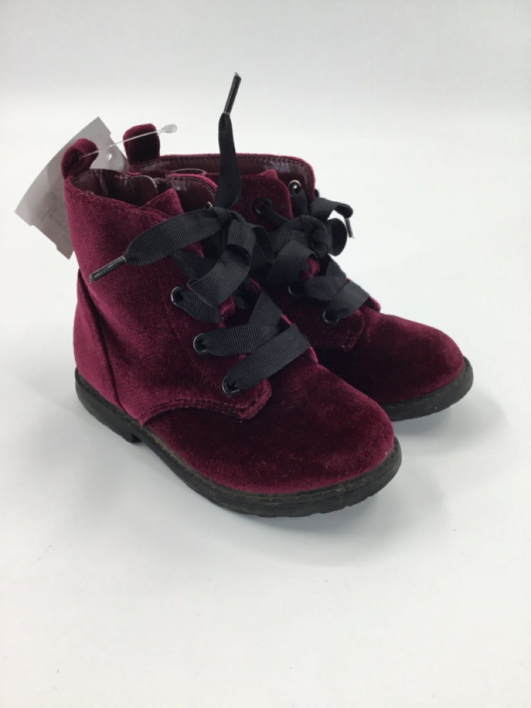Cat & Jack Child Size 9 Toddler Burgundy Boots