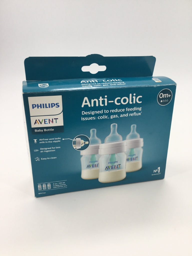 Avent Anti-Colic 4 oz Bottle Set of 3