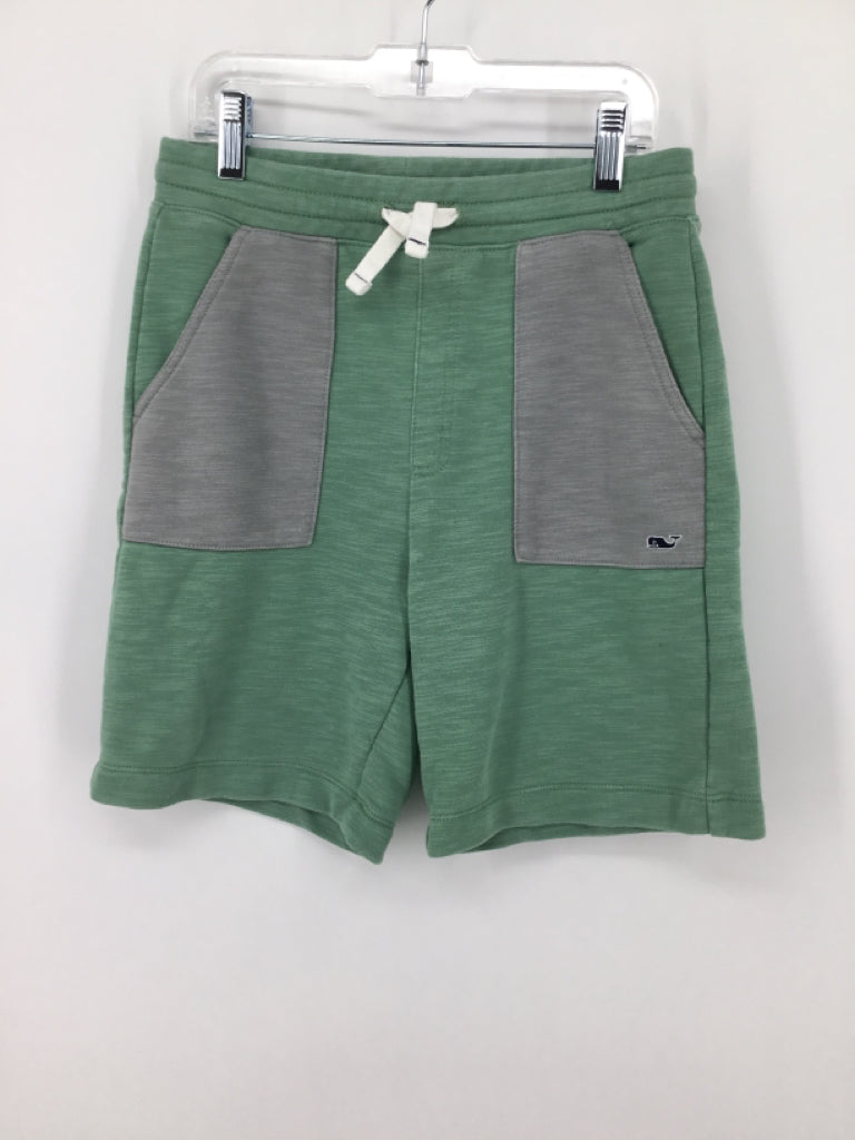 vineyard vines Child Size 12 Green Solid Shorts - boys