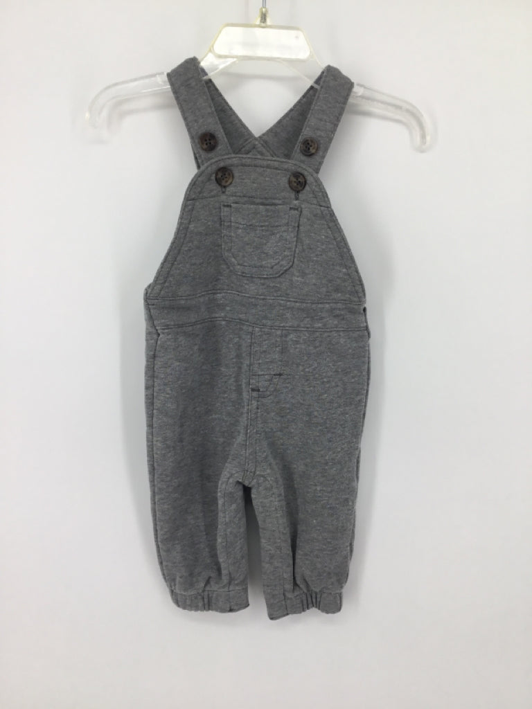 Old Navy Child Size 0-3 Months Gray Solid Overalls - boys
