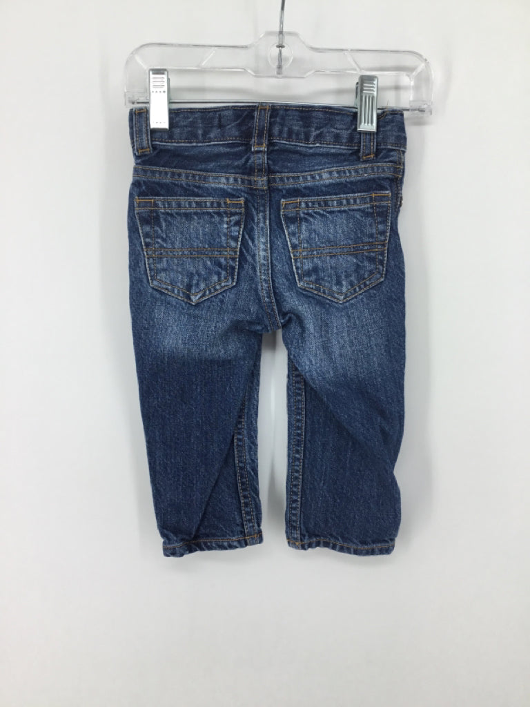 baby B'gosh Child Size 6-9 Months Blue Solid Jeans - boys