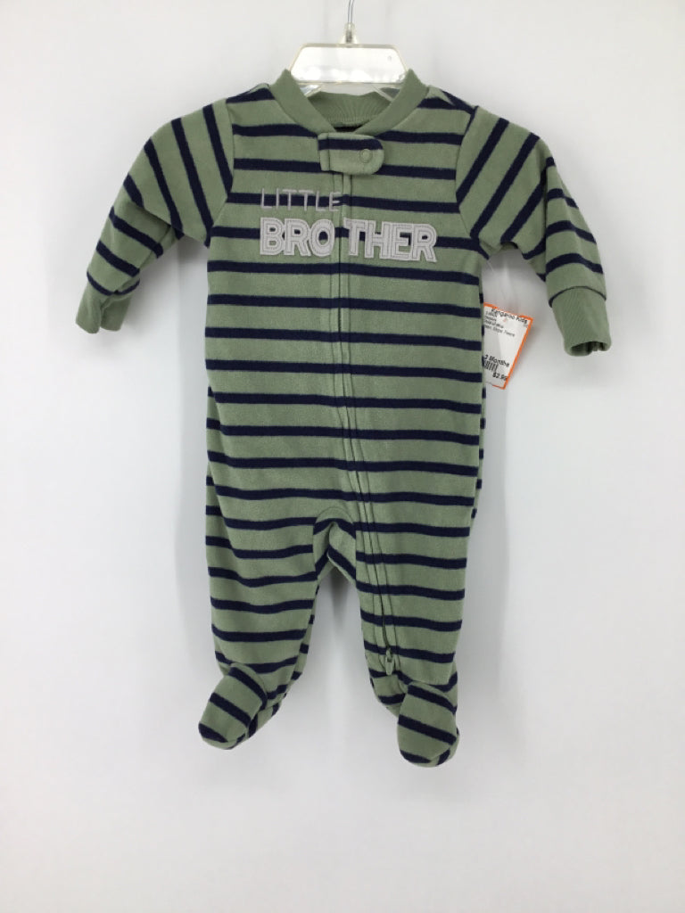 Child of Mine Child Size 0-3 Months Green Sleepers