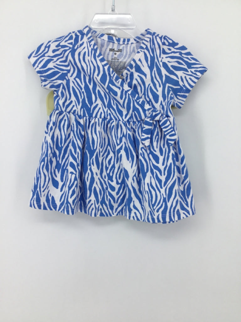 Diane Von Furstenberg Child Size 12 Months Blue Dress - girls