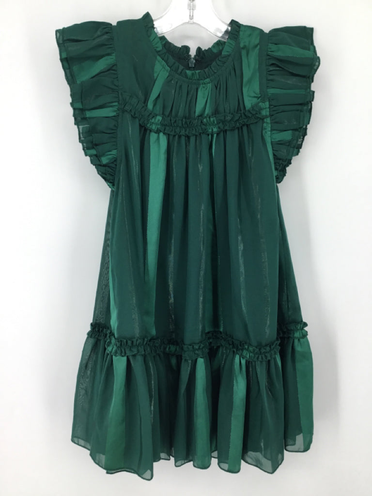 Ivy City Child Size 8 Green Dress - girls
