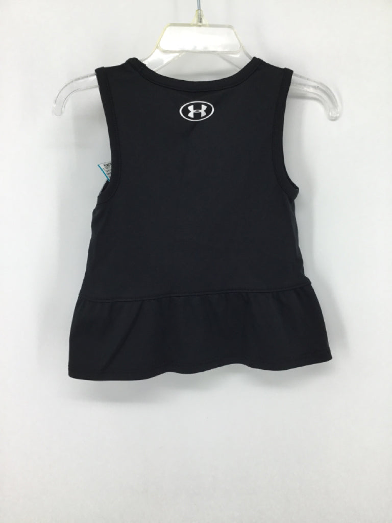 Under Armour Child Size 2 Black Tank top - girls