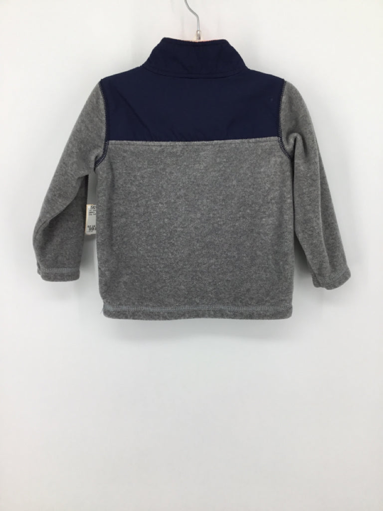 Carter's Child Size 24 Months Gray Solid Shirt - boys