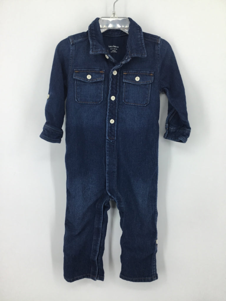 Baby Gap Child Size 18-24 Months Blue Solid Outfit - boys