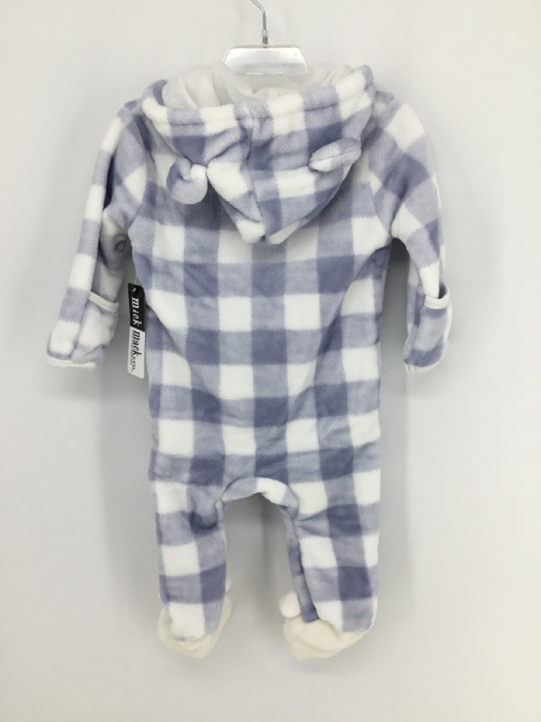Mick Mack Child Size 3-6 Months Blue Gingham Outerwear - boys