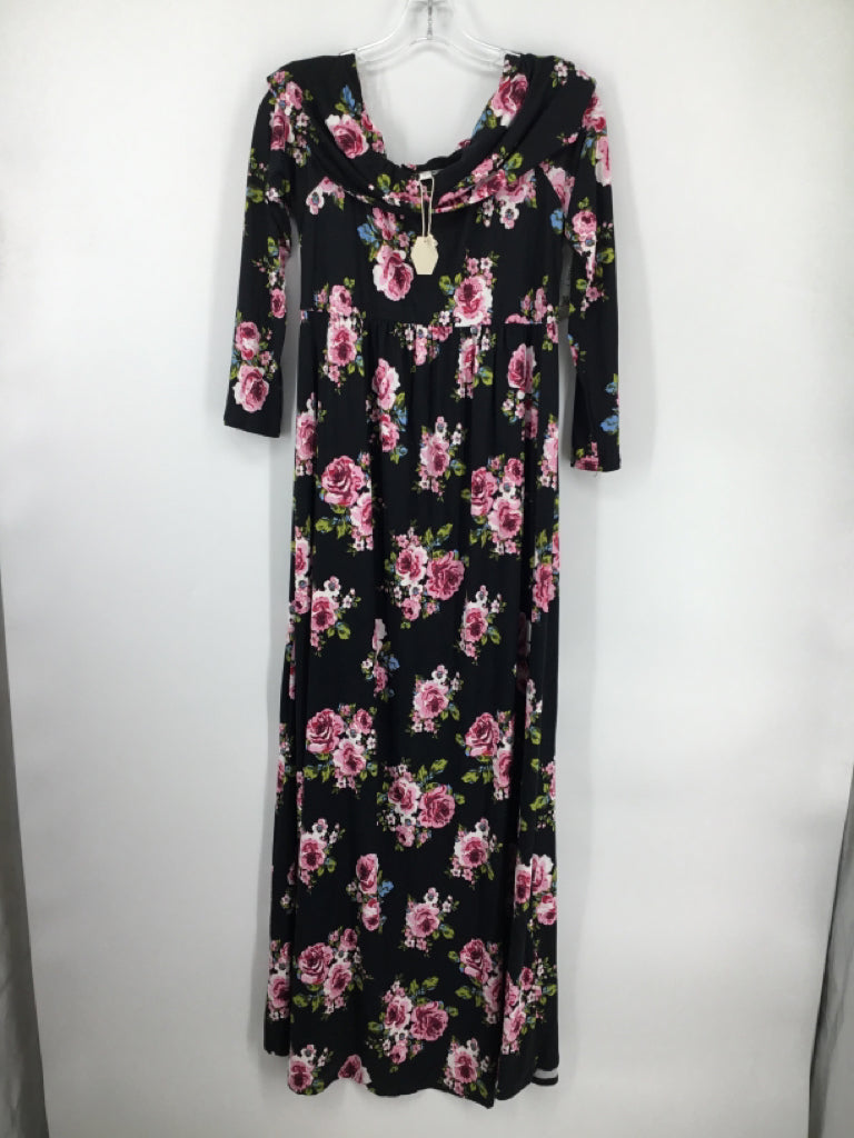 Pink Blush Size M Poly Blend Dress - Maternity