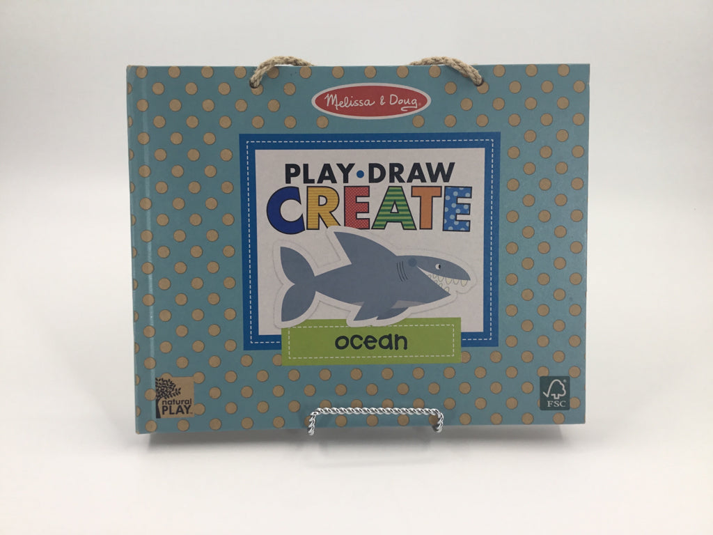 Melissa & Doug Natural Play: Play, Draw, Create Kit - Ocean