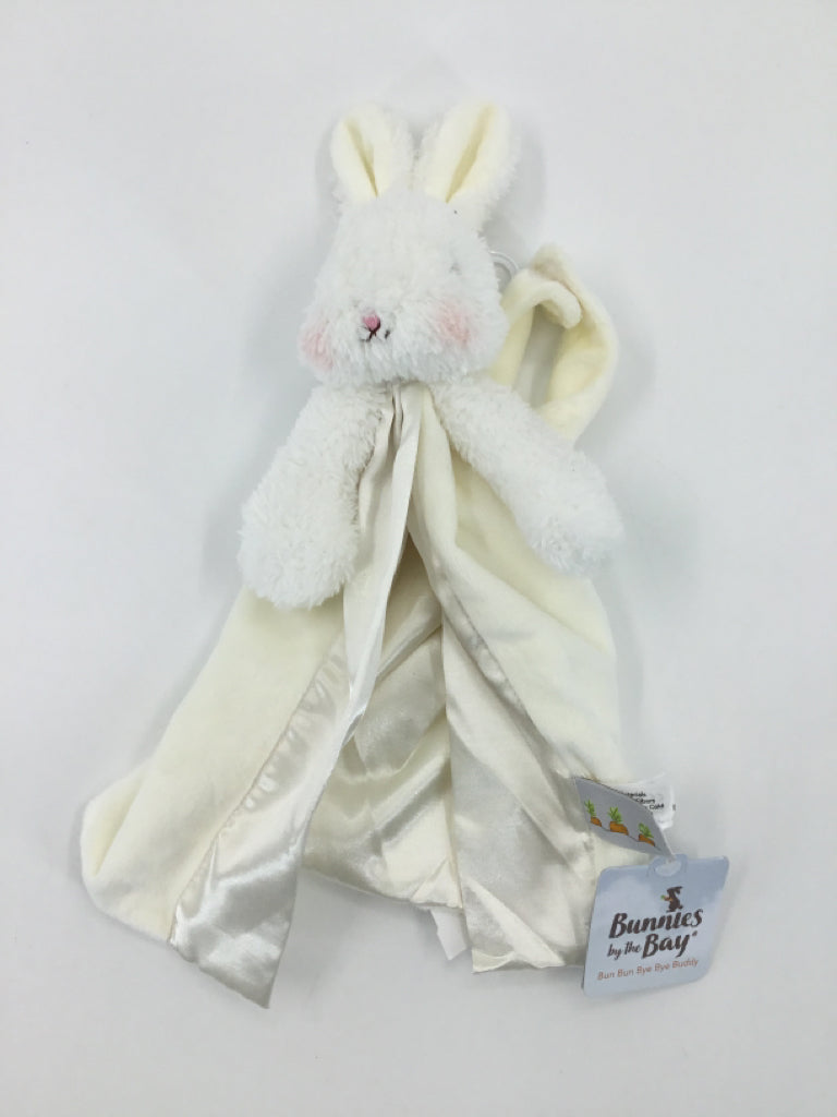 Bunnies by the Bay White Bunny Lovey Blanket