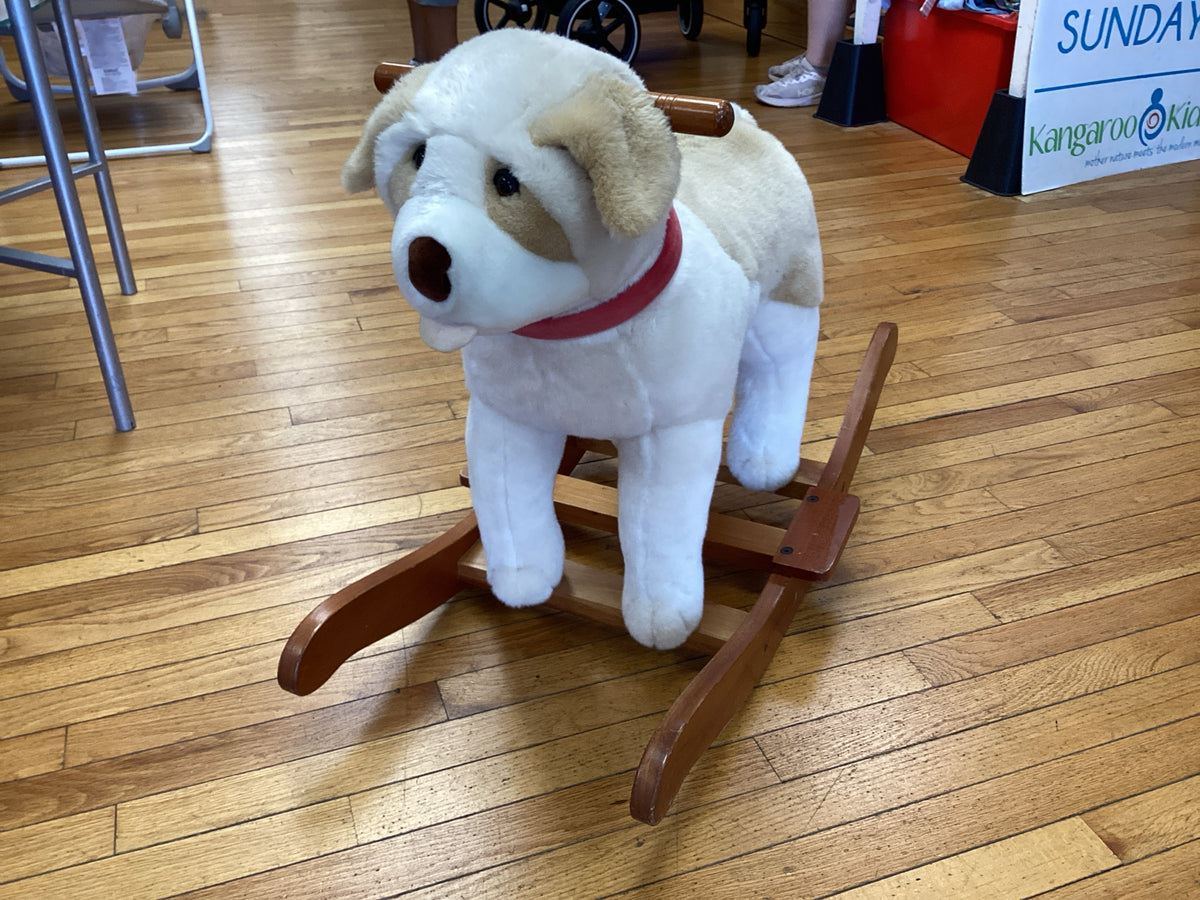 Pottery Barn Kids Plush Nursery Rocking Dog Toy