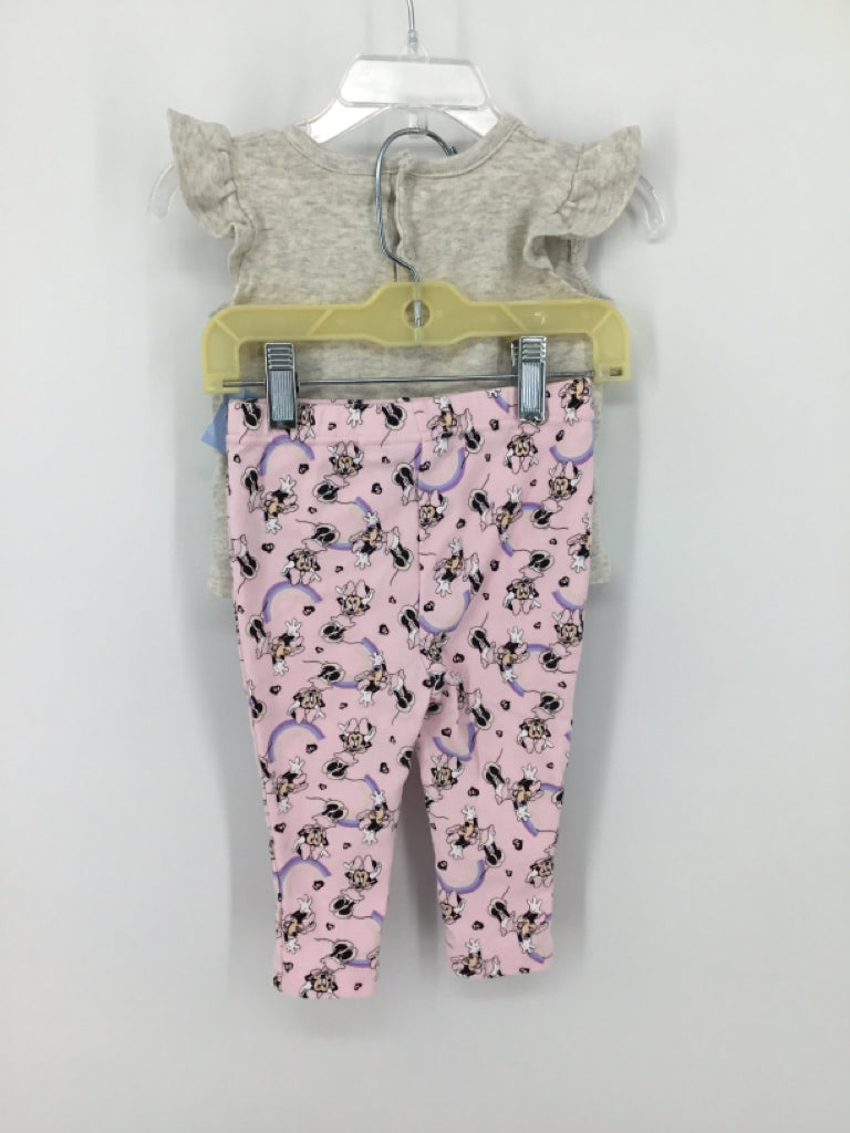 Disney Child Size 6-12 Months Gray Outfit - girls