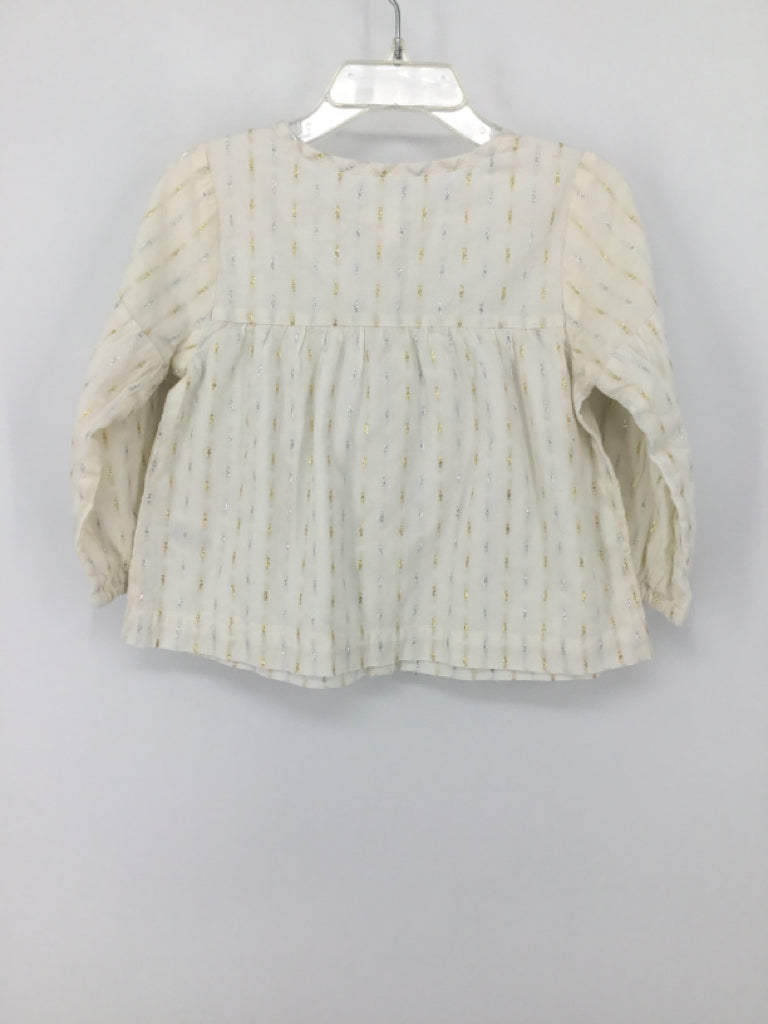 Gymboree Child Size 18-24 Months Cream Shirt - girls
