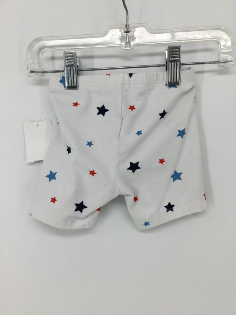 Old Navy Child Size 3 Months White Stars & Stripes Shorts