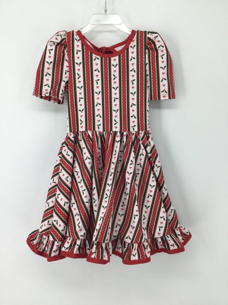 Girlhood Child Size 5 Red Christmas Dress