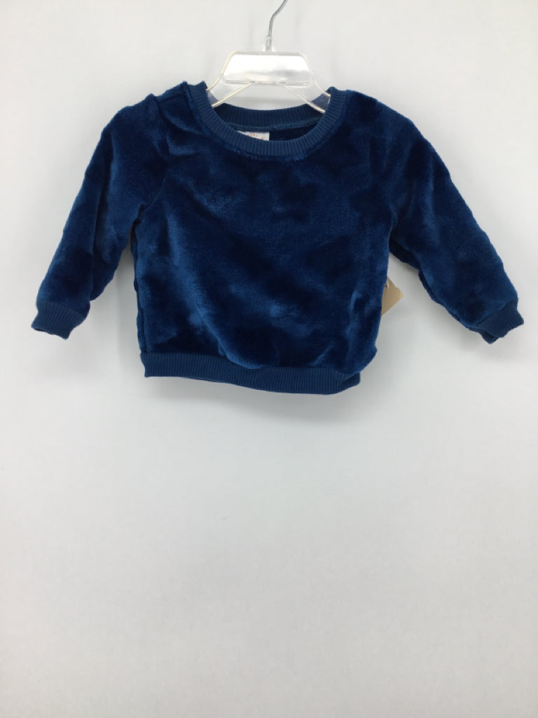Cat & Jack Child Size 6-9 Months Teal Solid Sweatshirt - boys