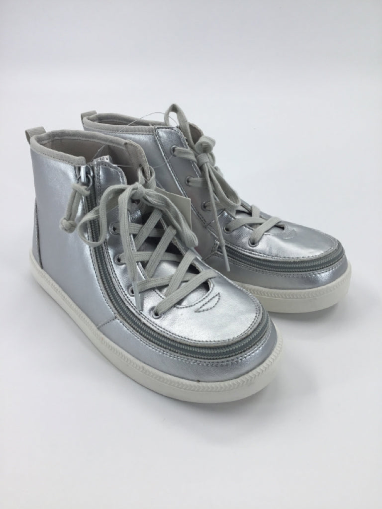 Billy Child Size 4 Youth Silver Boots
