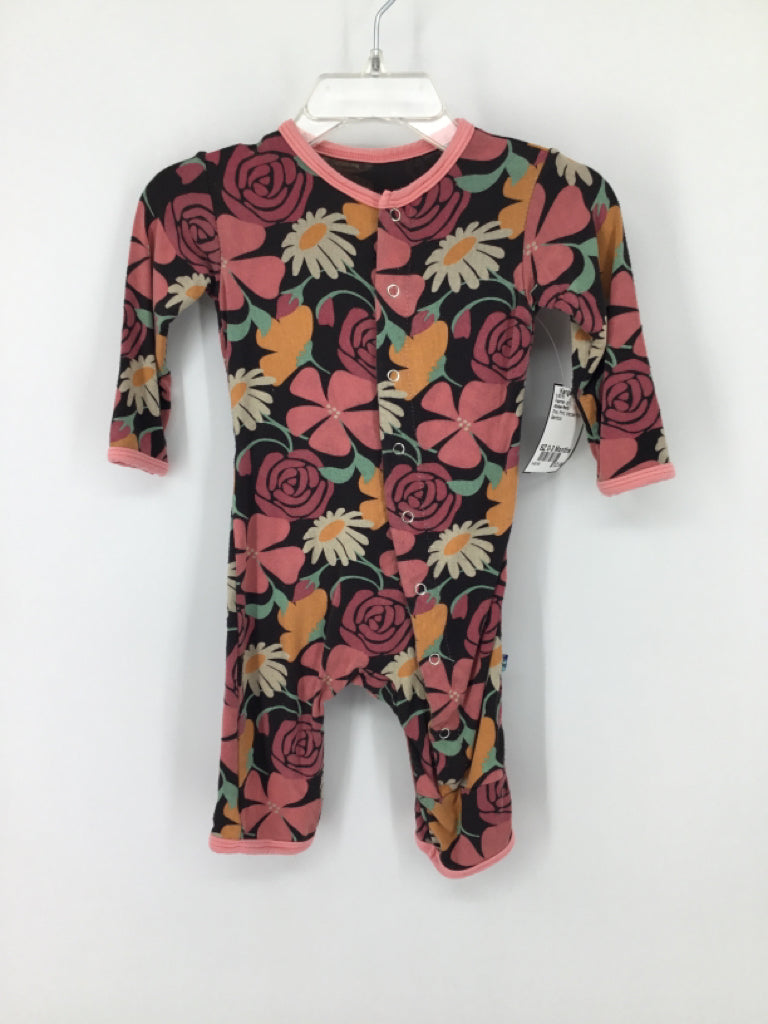 Kickee Pants Child Size 0-3 Months Pink Pajamas - girls