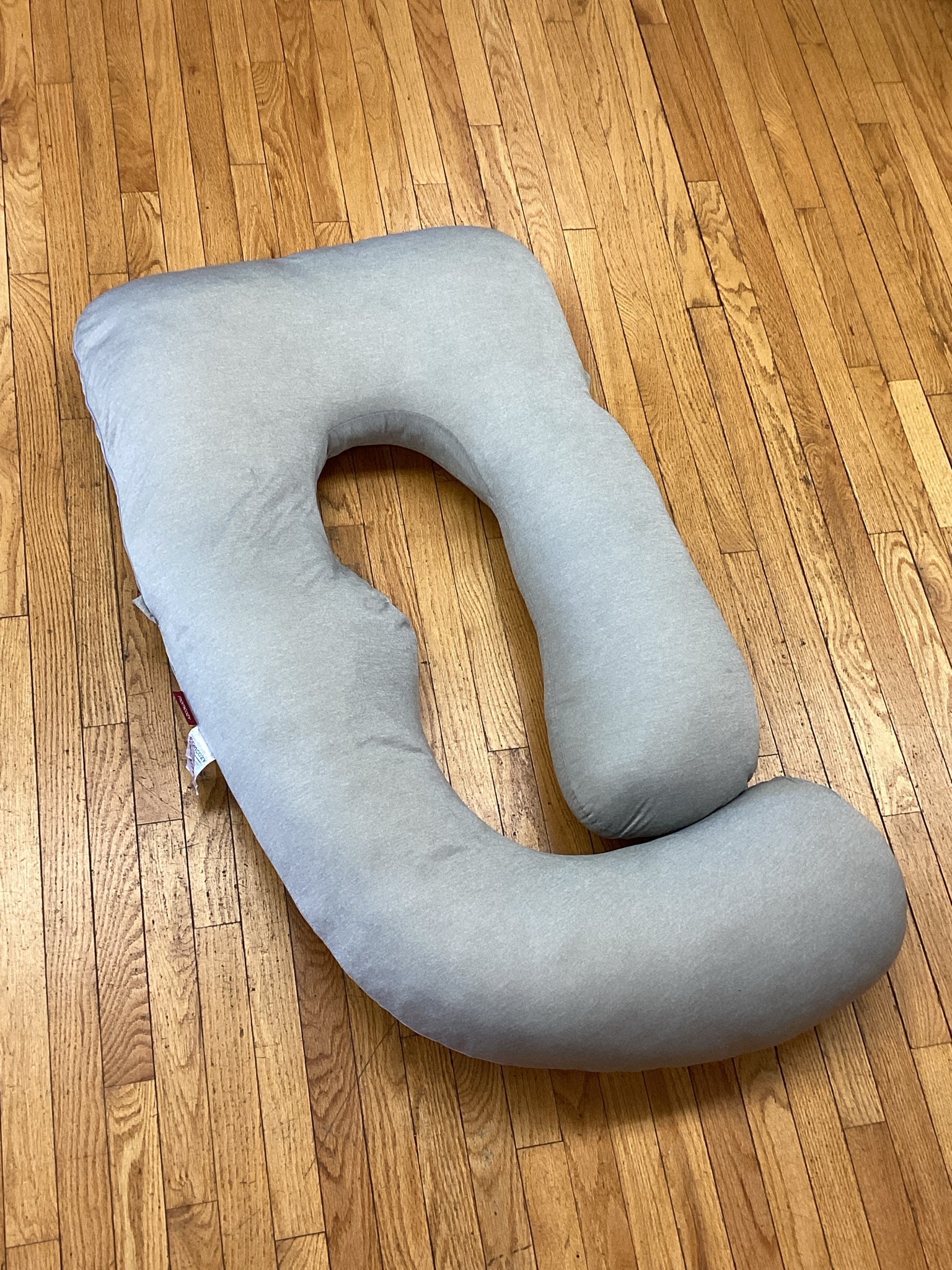 Mom Cozy Gray Maternity Pillow