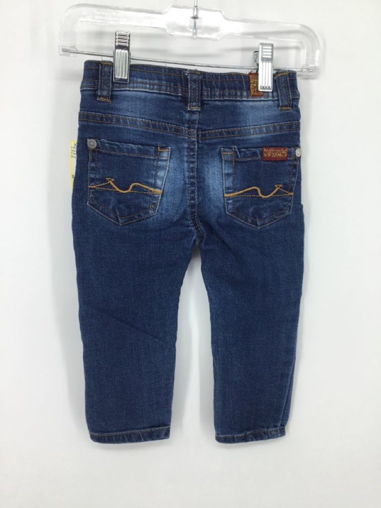 7 for all Mankind Child Size 12 Months Blue Solid Jeans - boys