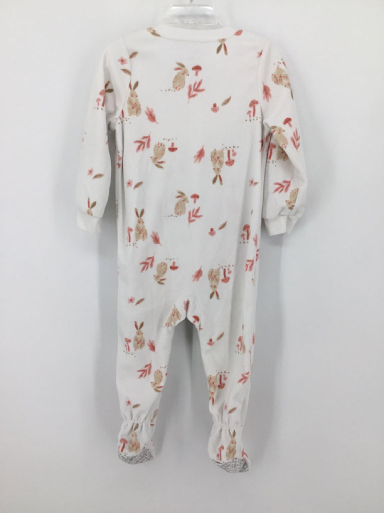 Carter's Child Size 2 White Sleepers