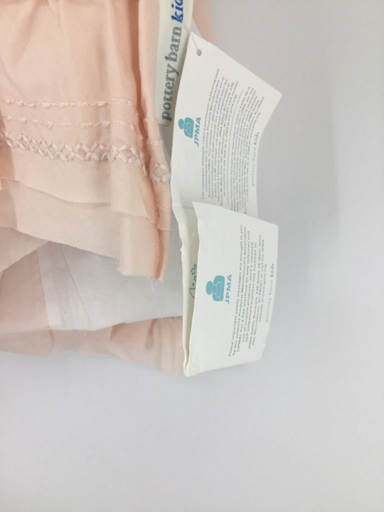 Pottery Barn Kids Pink Crib Skirt