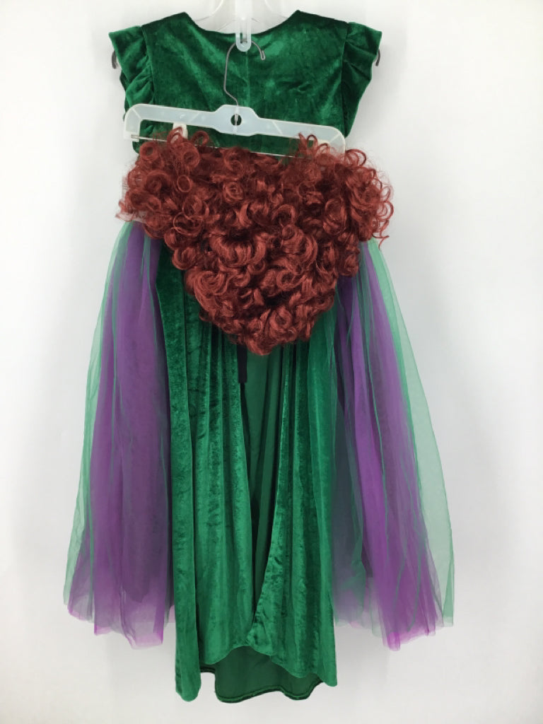 brandless Child Size 8 Green Hocus Pocus Halloween Costume