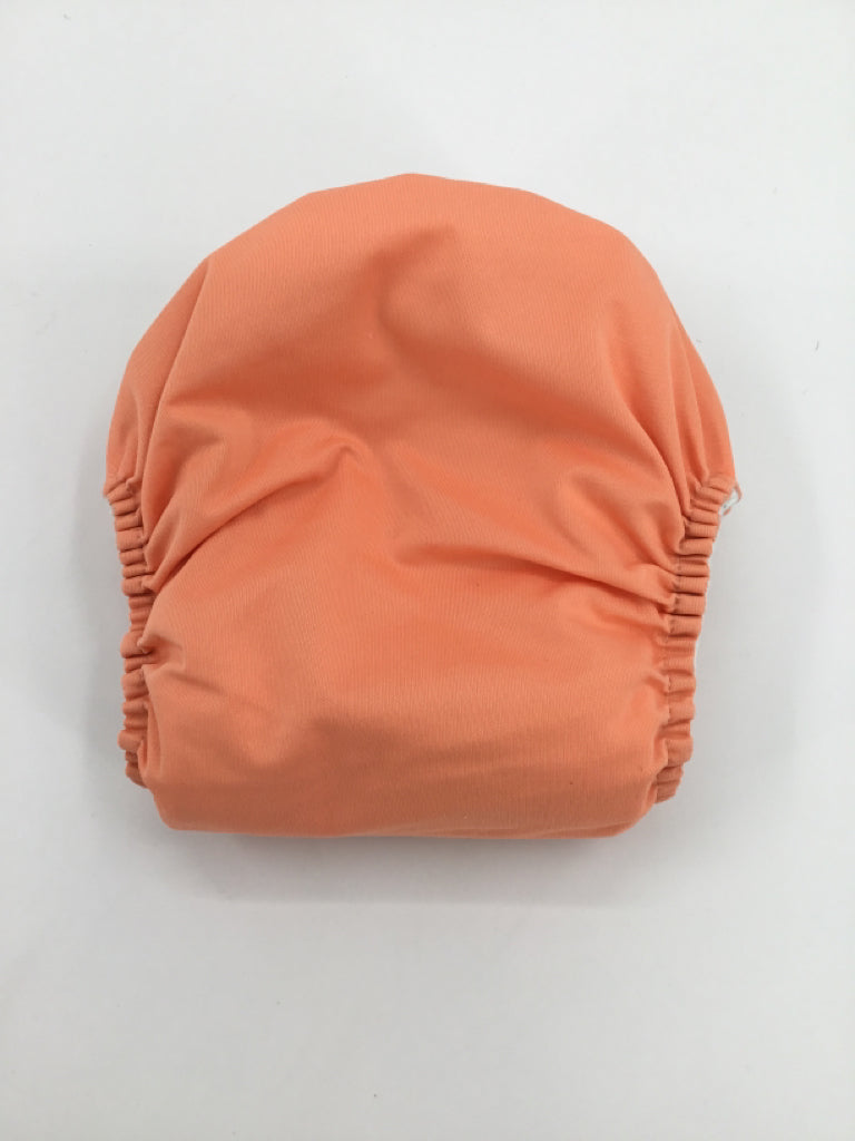 Bum Genius Child Size One Size Orange Solid Pocket Cloth Diaper