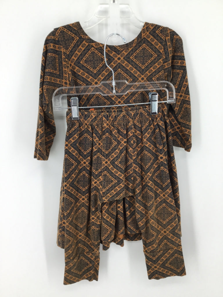 Kate Quinn Organics Child Size 3 Brown Outfit - girls