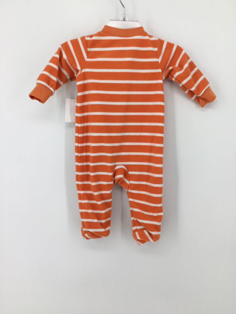 Just One You Made by Carters Child Size 3 Months Orange Halloween Sleeper