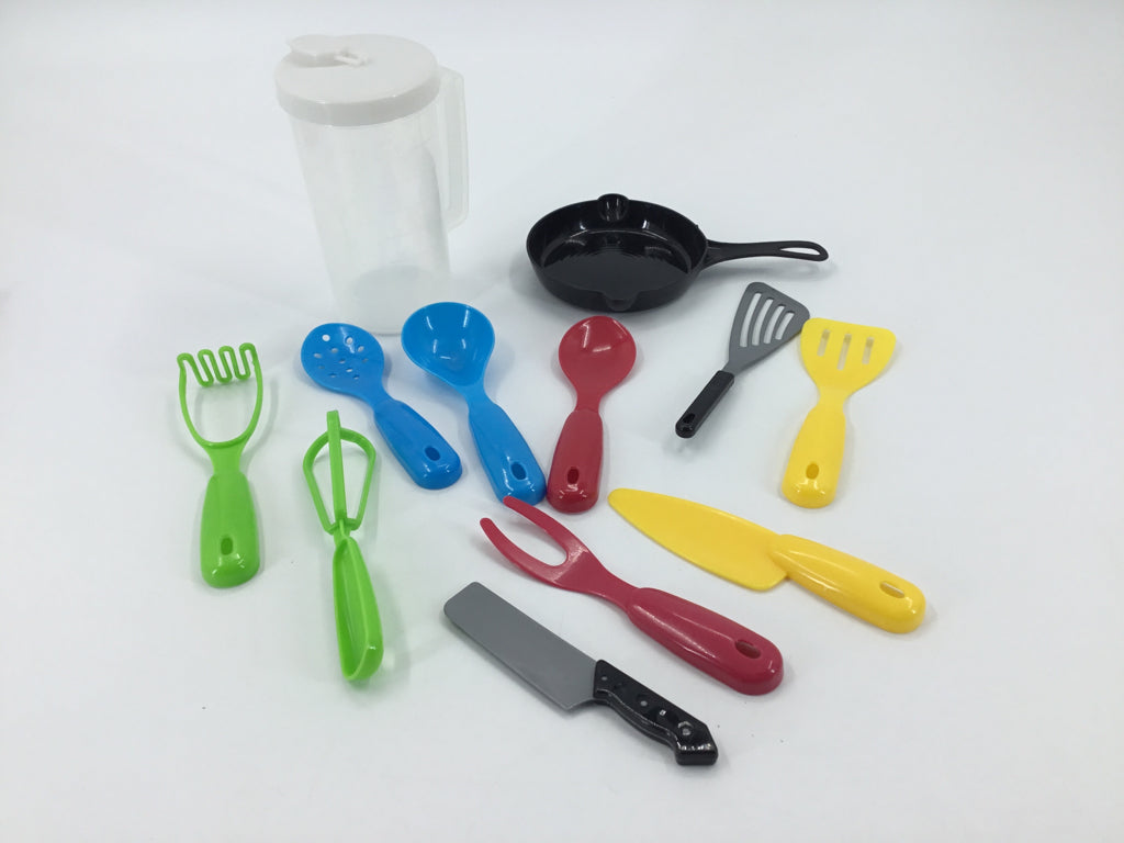 Misc Plastic Cooking Utensils - 12 pcs