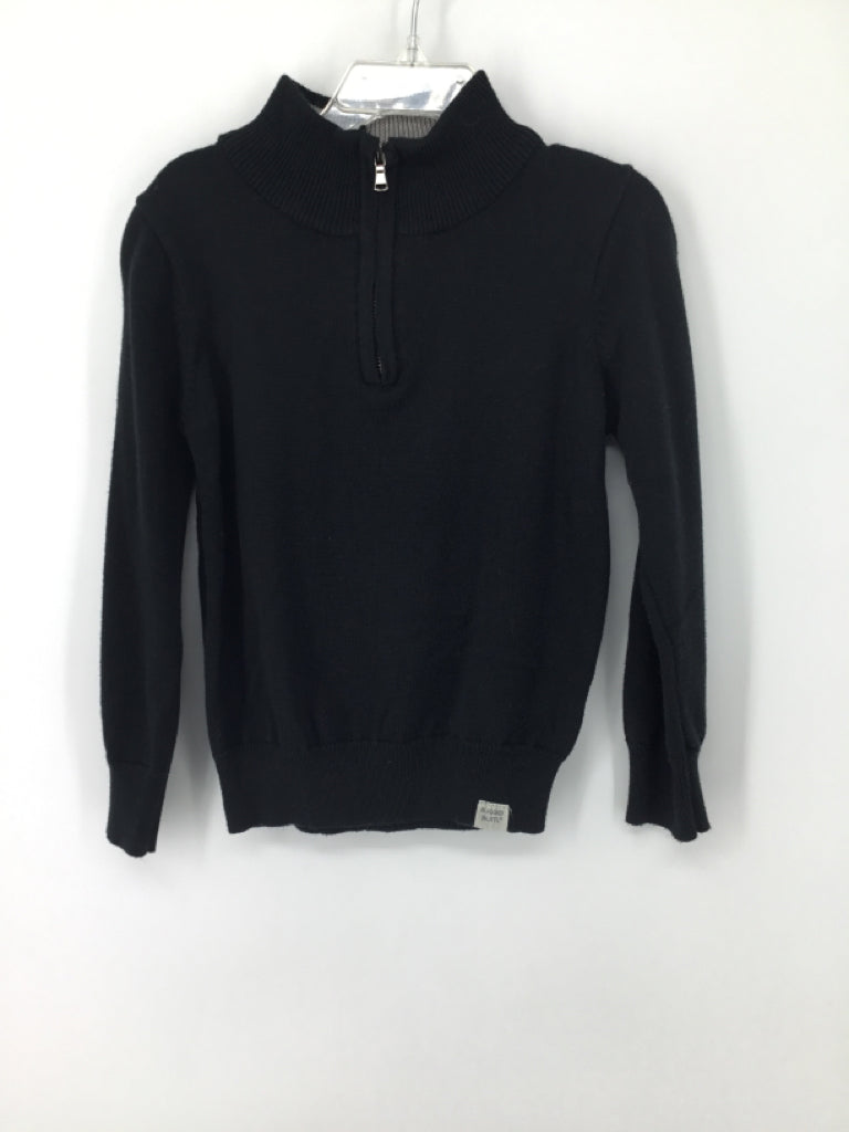 Rugged Butts Child Size 4 Black Solid Sweater - boys