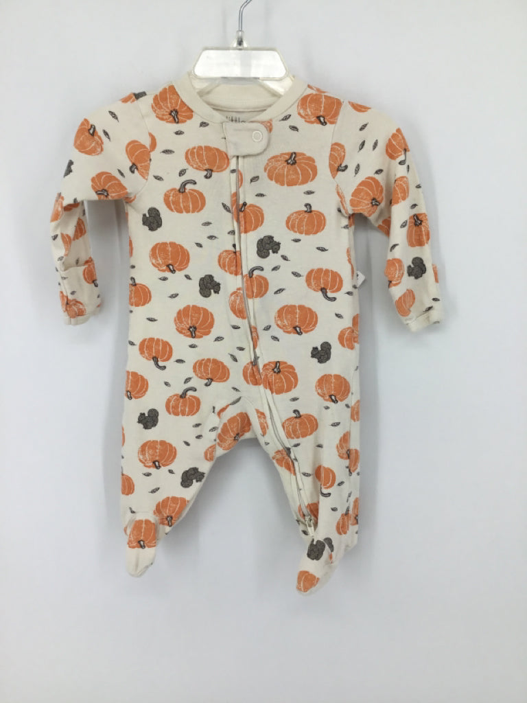 Little Planet Child Size 3 Months Orange Halloween Sleeper