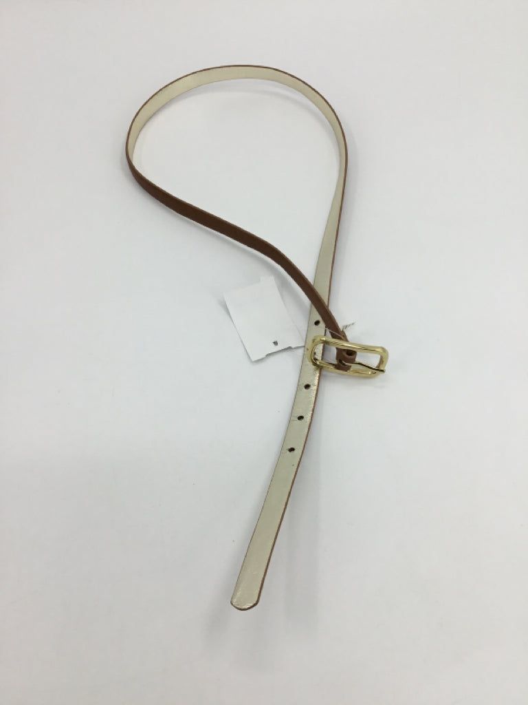 brandless Child Size Toddler Brown Solid Belt/Suspenders