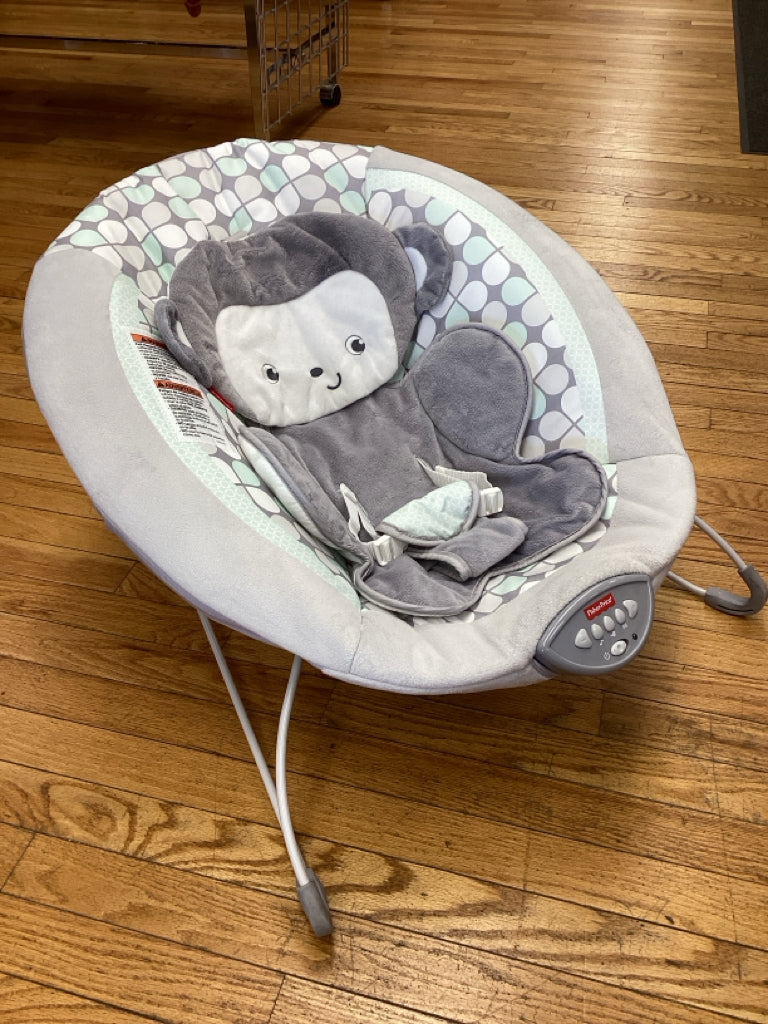 Fisher Price Gray Deluxe Bouncer