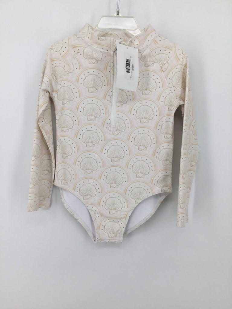 Daffodilly Child Size 5 White Swimwear - girls