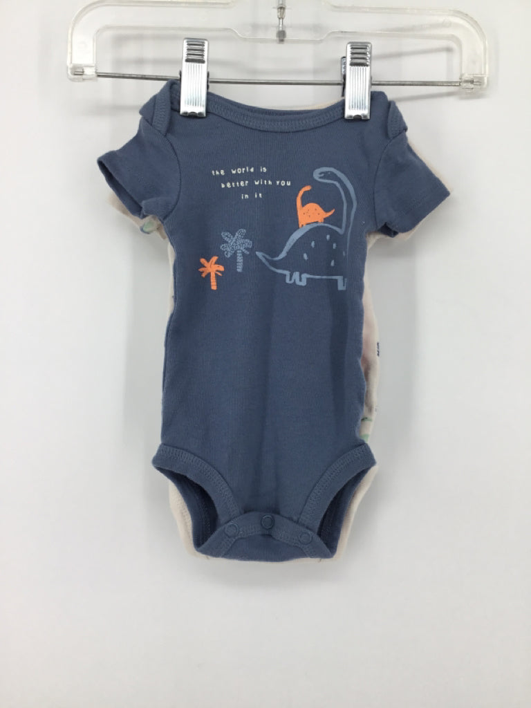 Just One You Made by Carters Child Size Newborn Blue Onesie