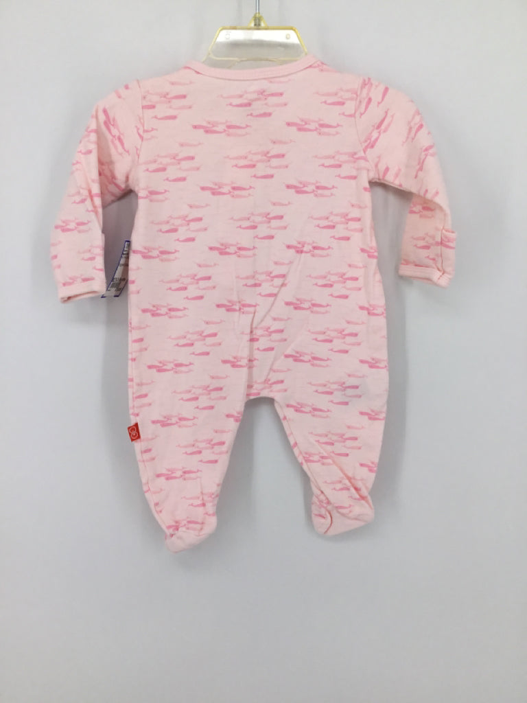 Magnetic Me Child Size 0-3 Months Pink Sleepers