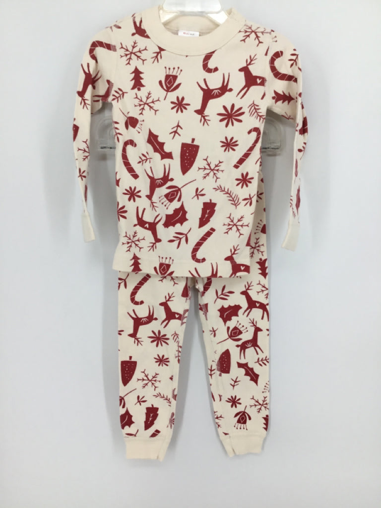 Hanna Andersson Child Size 3 Red Christmas Pajamas