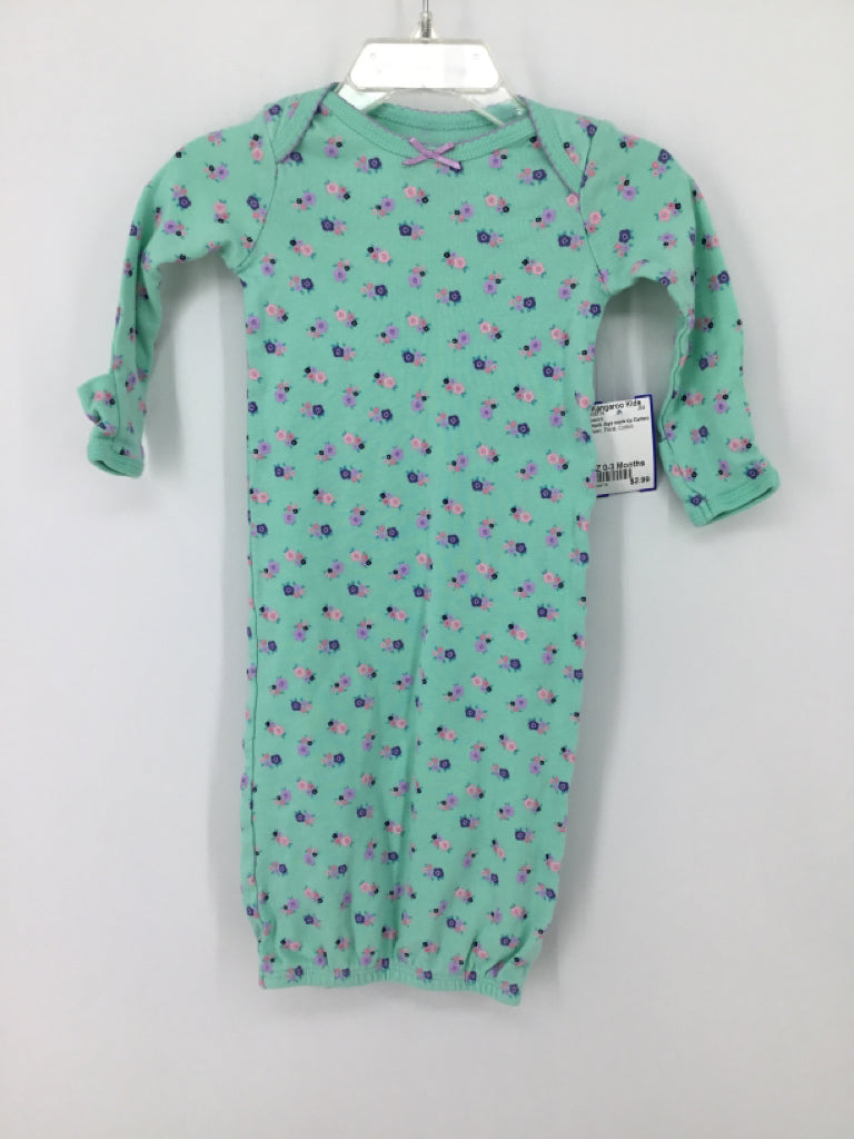Simple Joys made by Carters Child Size 0-3 Months Green Sleepers