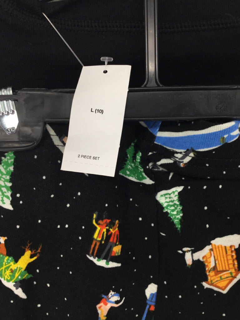 Old Navy Child Size 10 Black Christmas Pajamas