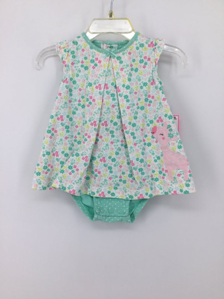 Child of Mine Child Size 6-9 Months Green Outfit - girls